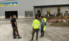 Gruppenbild auf der Baustelle